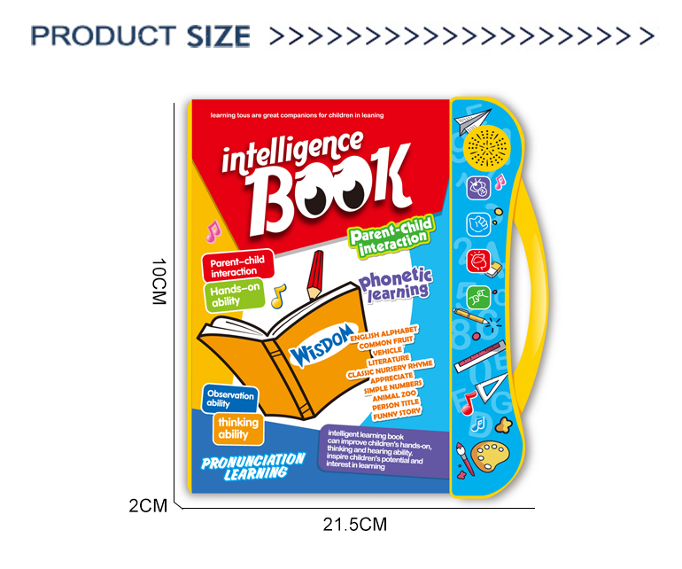 Baby study early learning machine kids sound interactive educational book toy