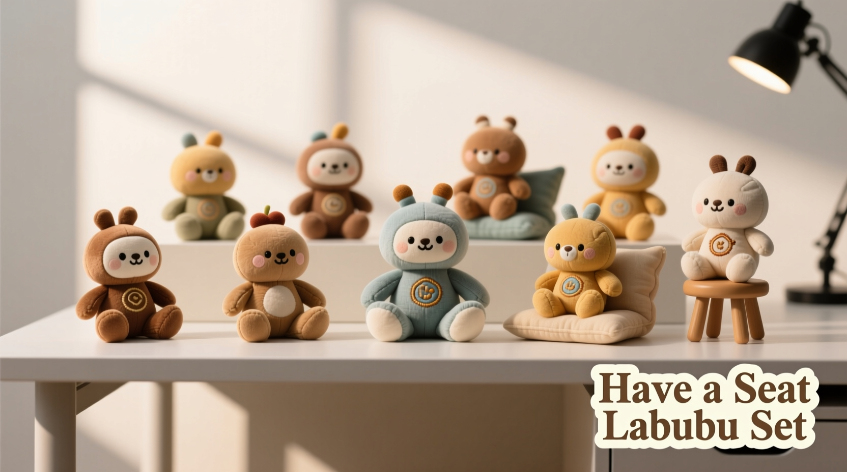 have a seat labubu whole set