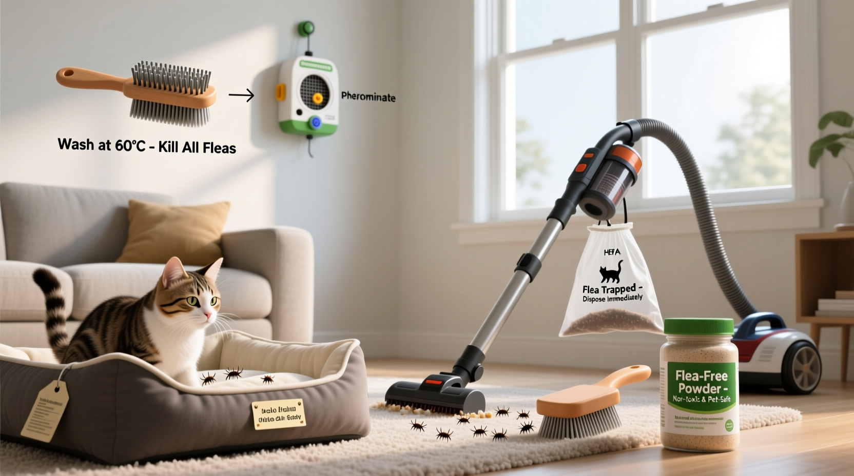 effective strategies to prevent and eliminate cat fleas in your home for good