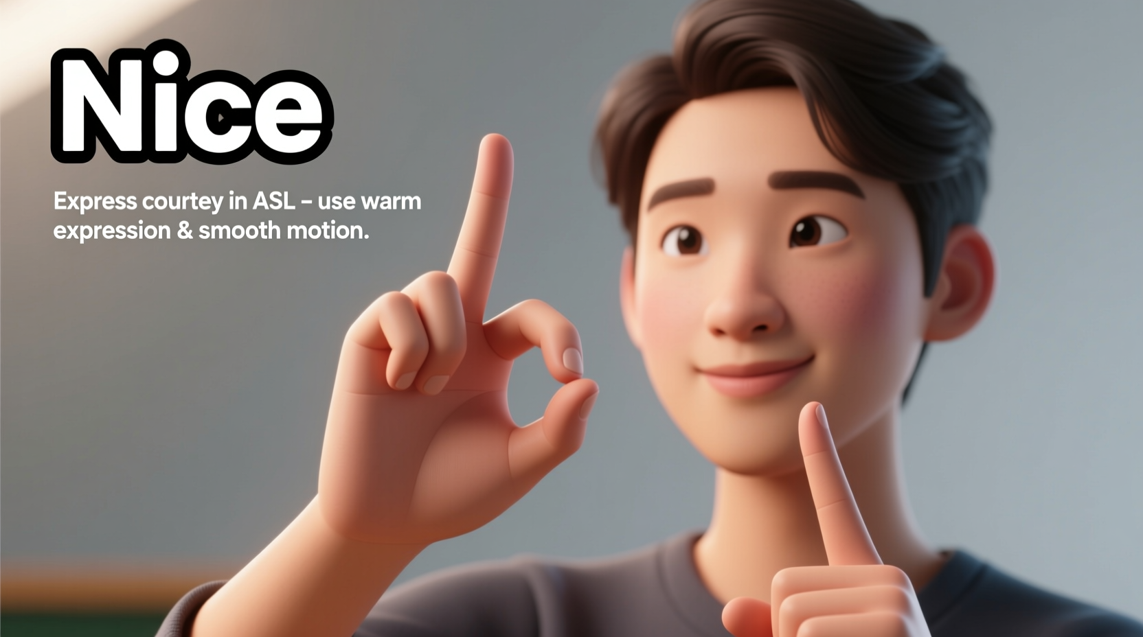 mastering the sign for nice a clear guide to expressing courtesy in asl