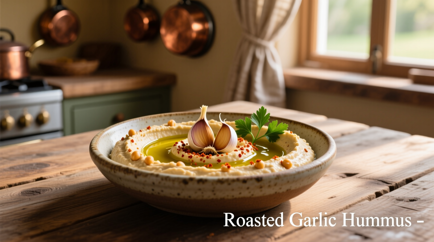 Perfect Roasted Garlic Hummus Recipe & Expert Tips