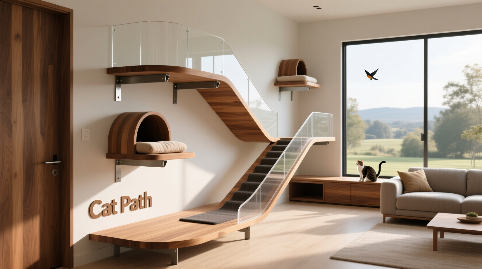 creative diy guide how to build safe and stylish cat walkways in your home