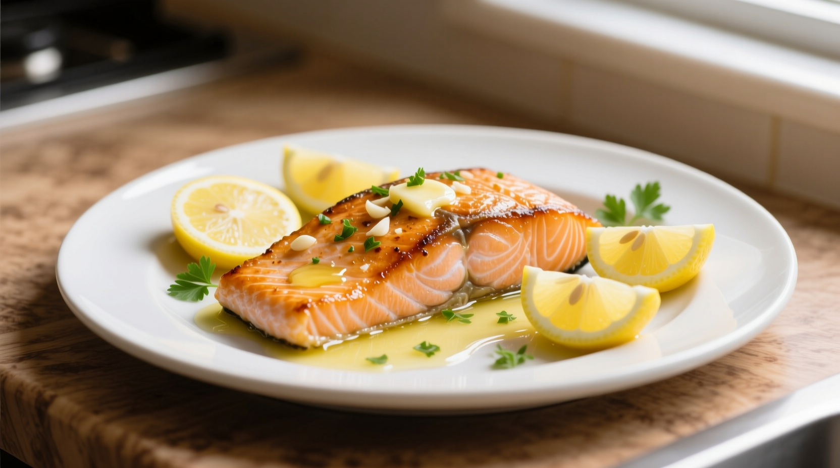 lemon garlic salmon