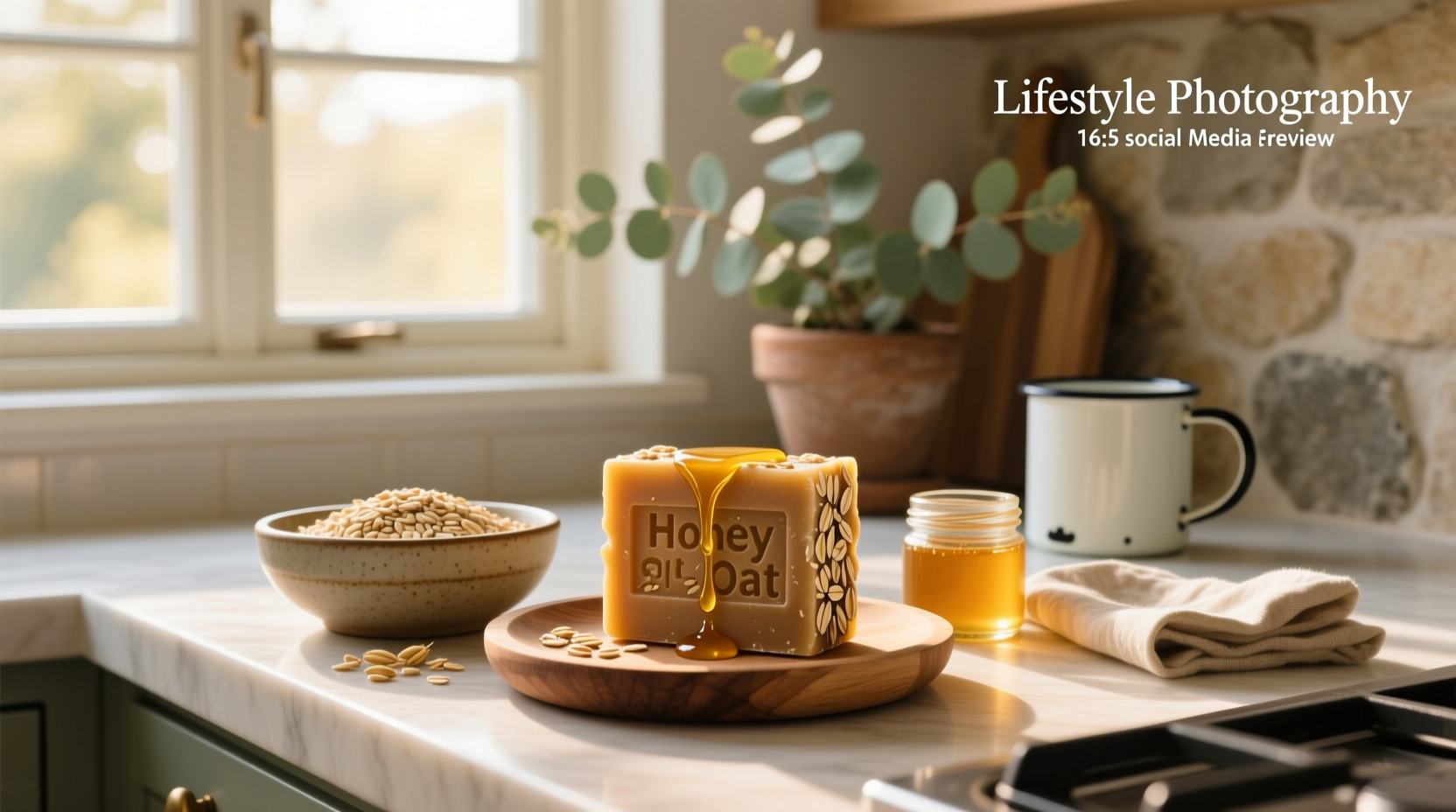 honey oat soap for sensitive skin