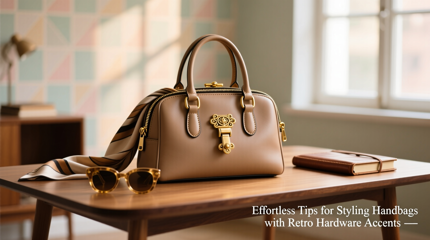 effortless tips for styling handbags with retro hardware accents