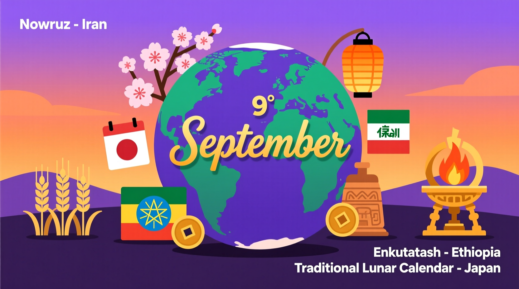 which country celebrate new year in september