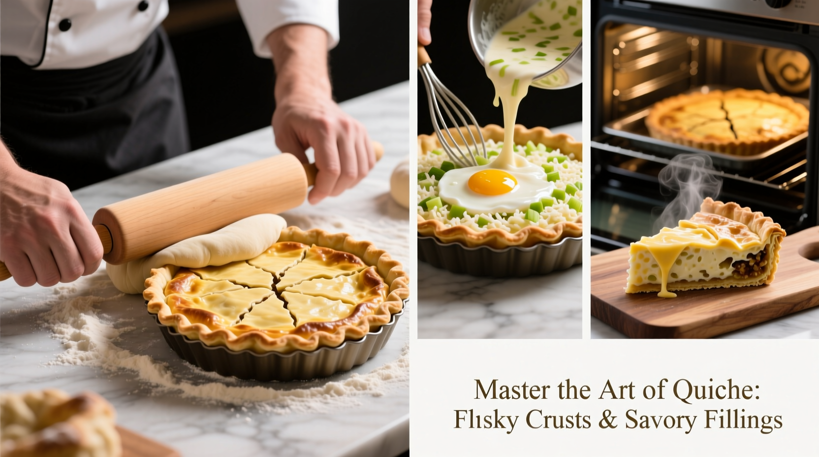 master the art of how to make a quiche pie step by step guide for flaky crusts and savory fillings