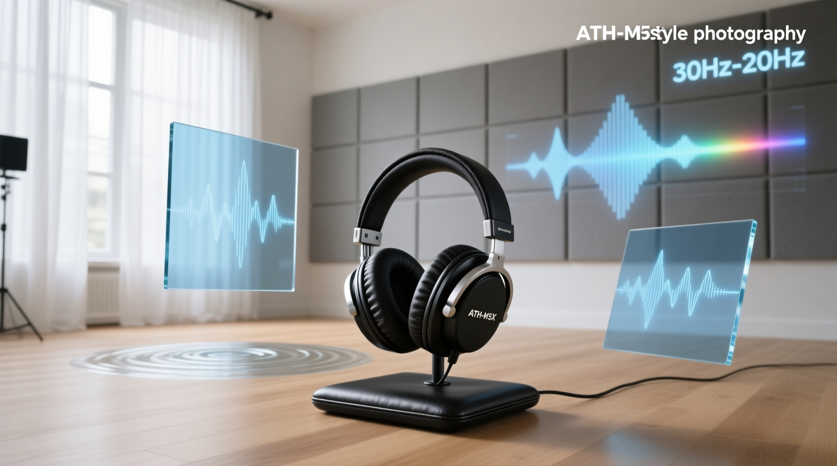 ath m50x frequency response explained flat v shaped for mixing