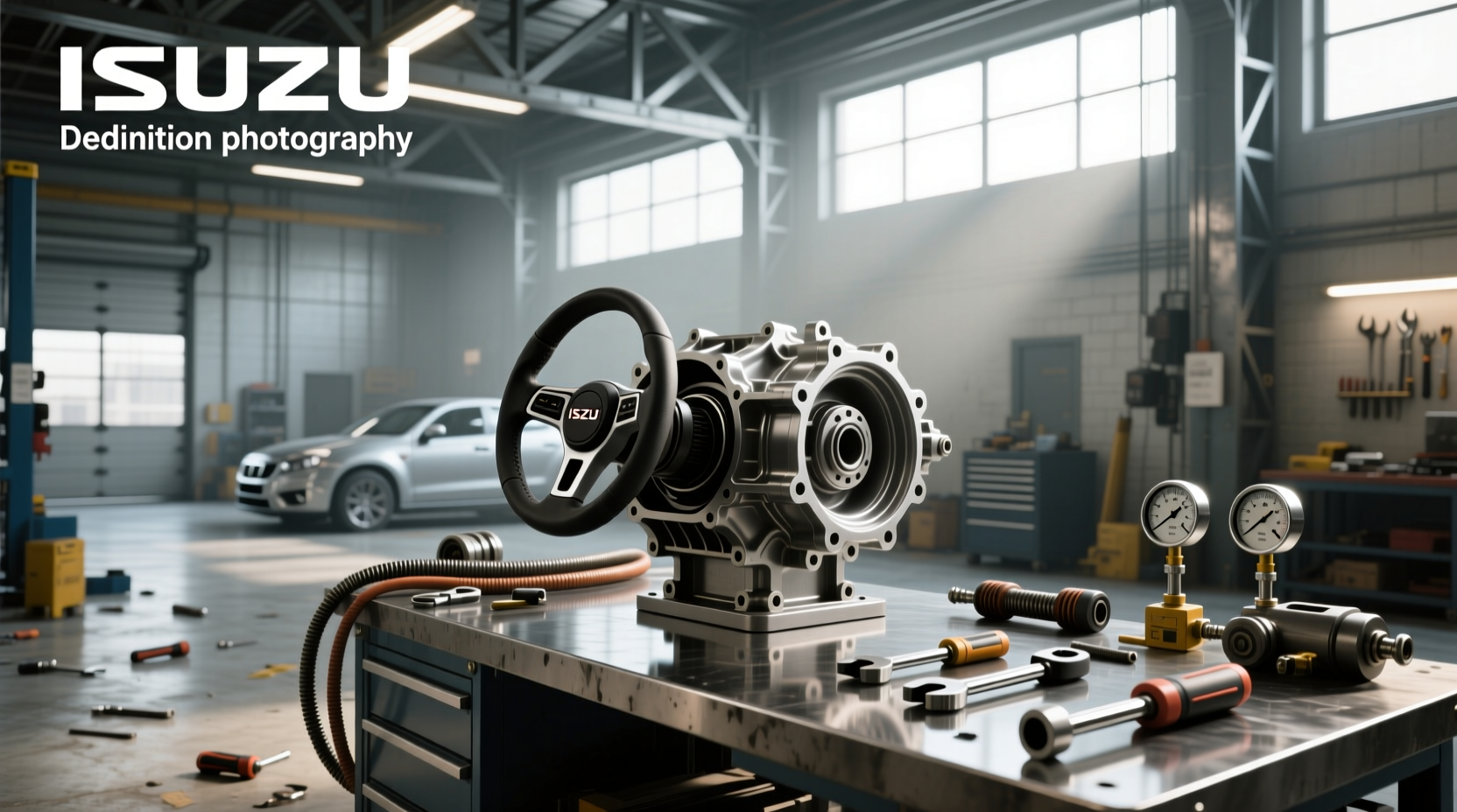 How to diagnose and replace a steering box on Isuzu trucks