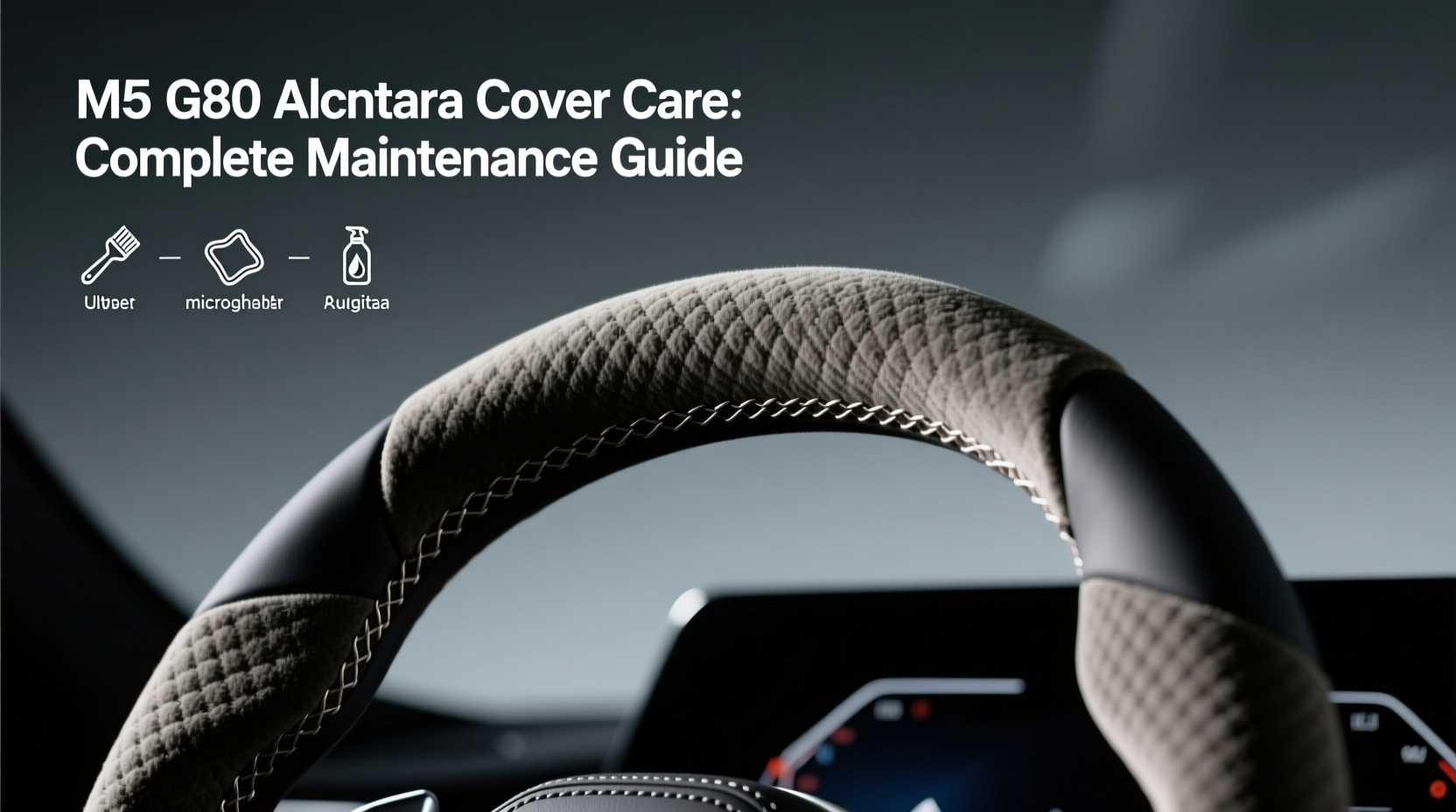 m3 g80 alcantara cover care