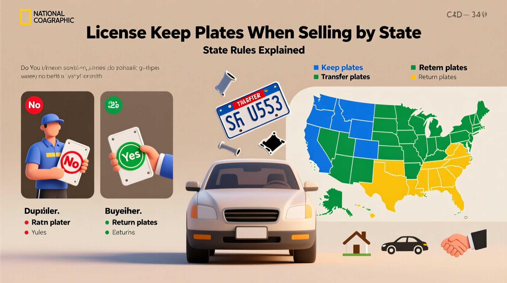 do you keep plates when selling car