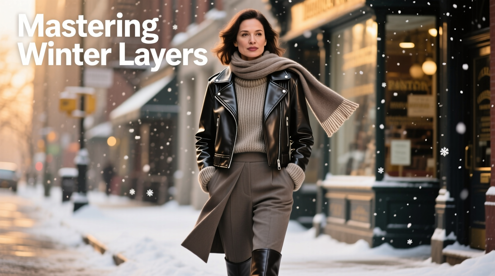 mastering winter layers expert tips for styling cropped jackets with warmth and flair
