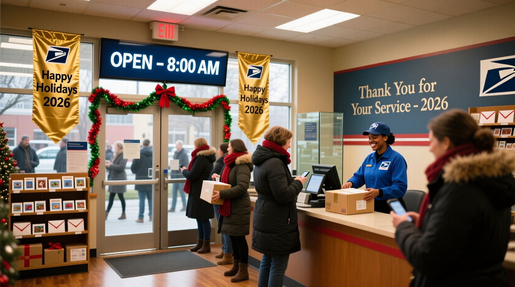 is the post office open on black friday 2026