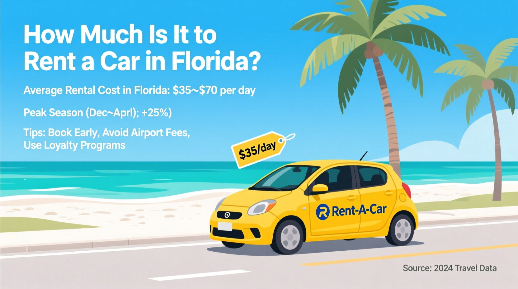 how much is it to rent a car in florida