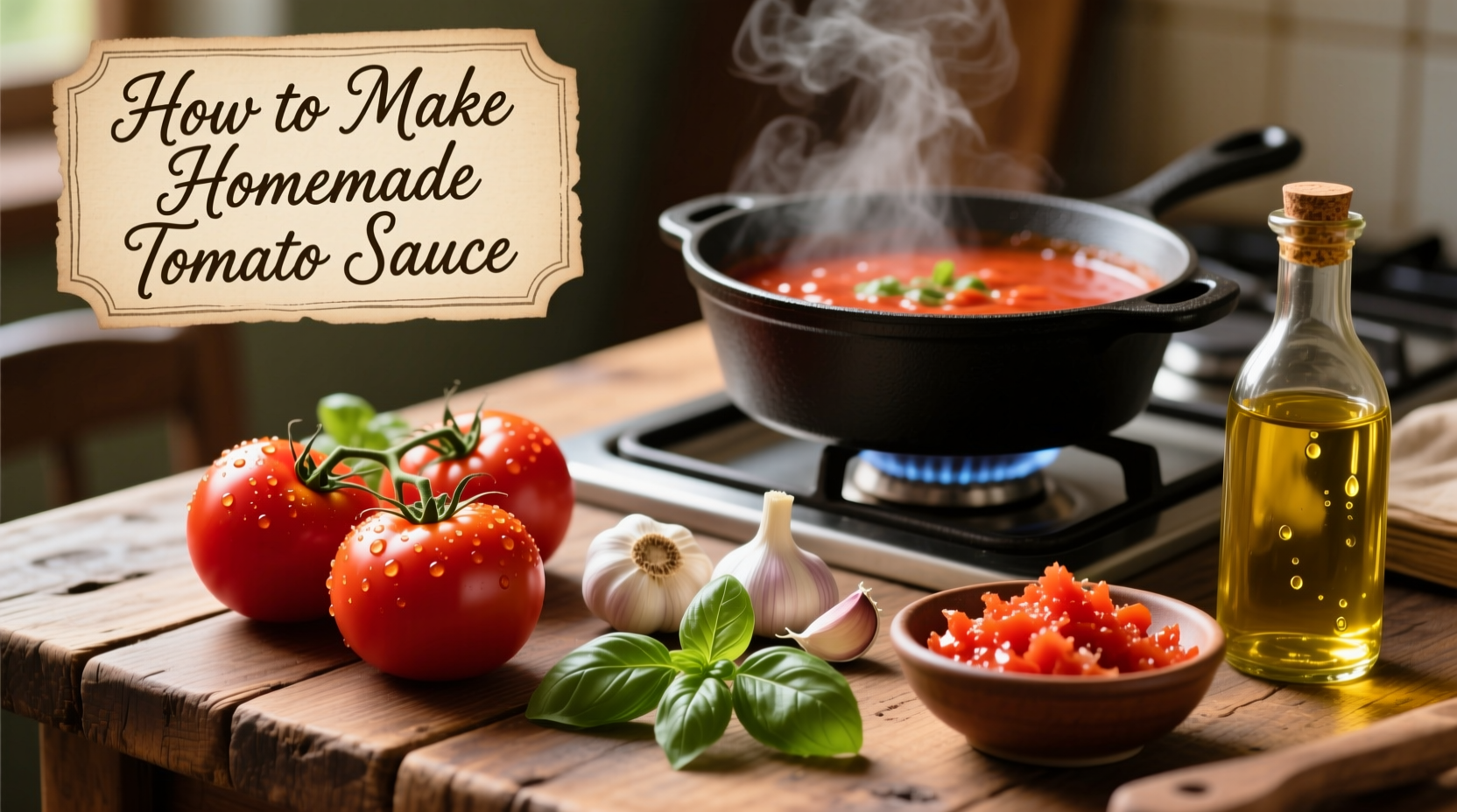 Perfect Homemade Tomato Sauce: Simple 6-Ingredient Recipe