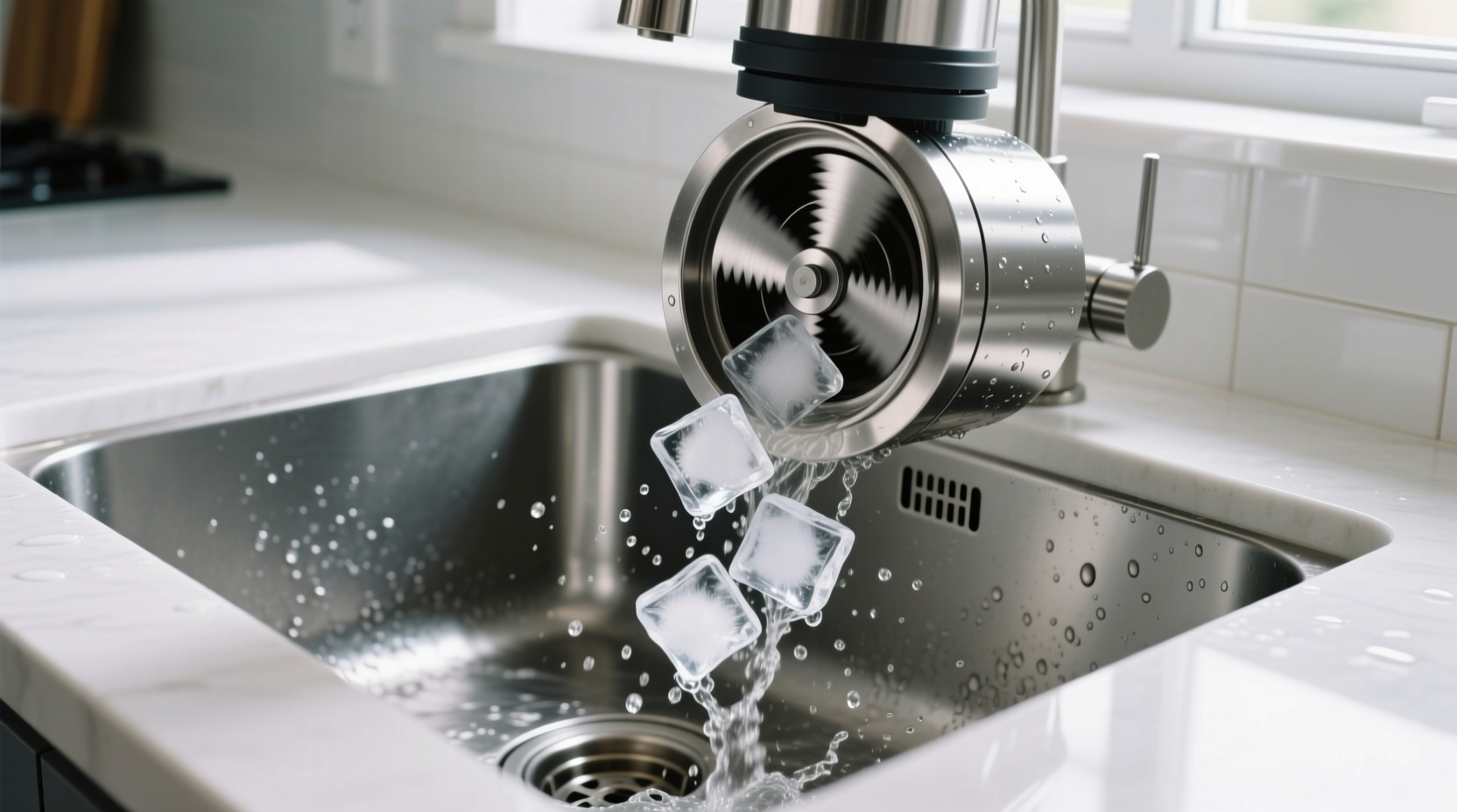 how to clean your garbage disposal with ice