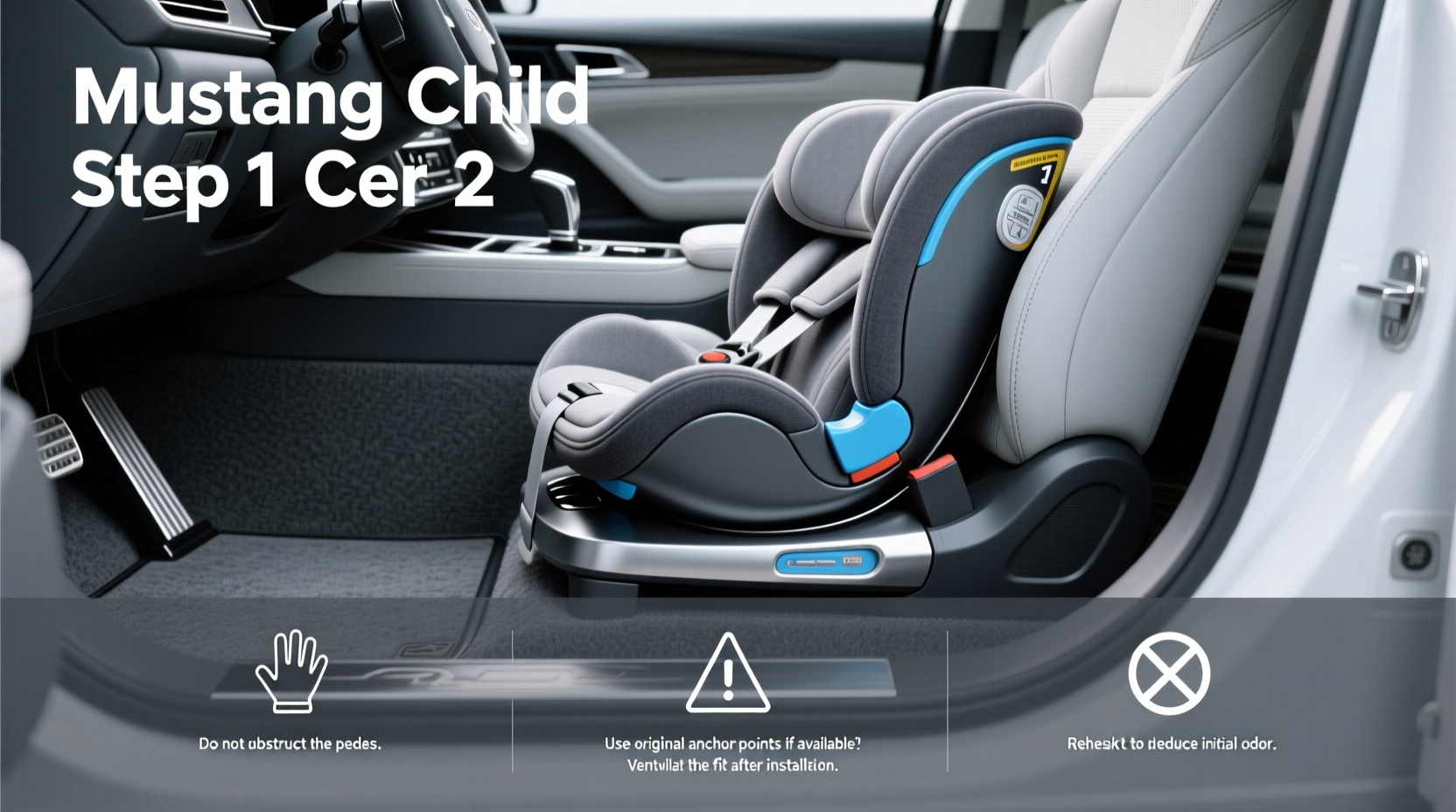 child car seat mustang