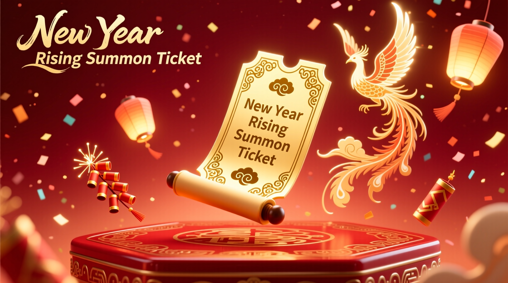 how to get new year rising summon ticket