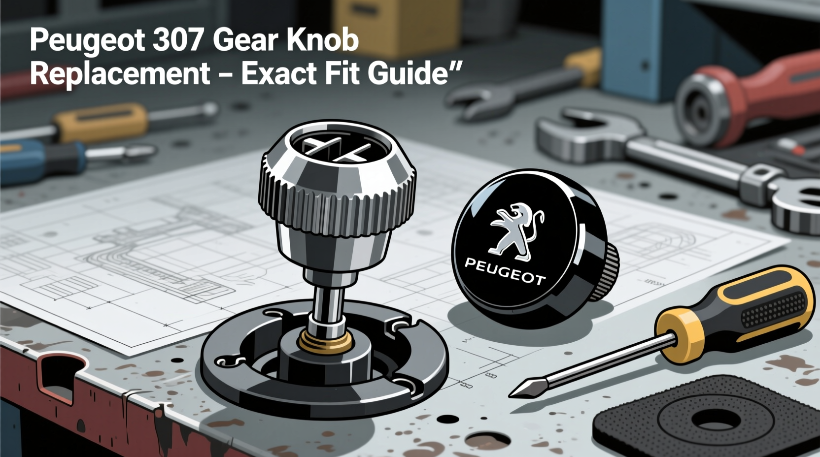 peugeot 307 gear knob replacement