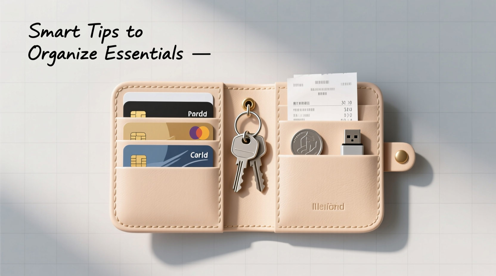 smart tips to efficiently organize essentials in a small coin purse bag