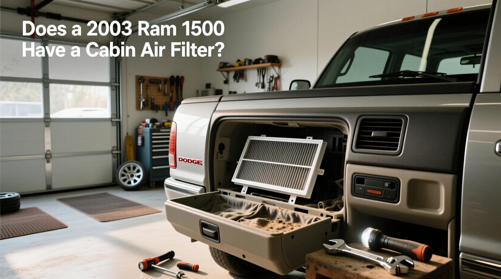 2003 ram 1500 cabin air filter yes or no 