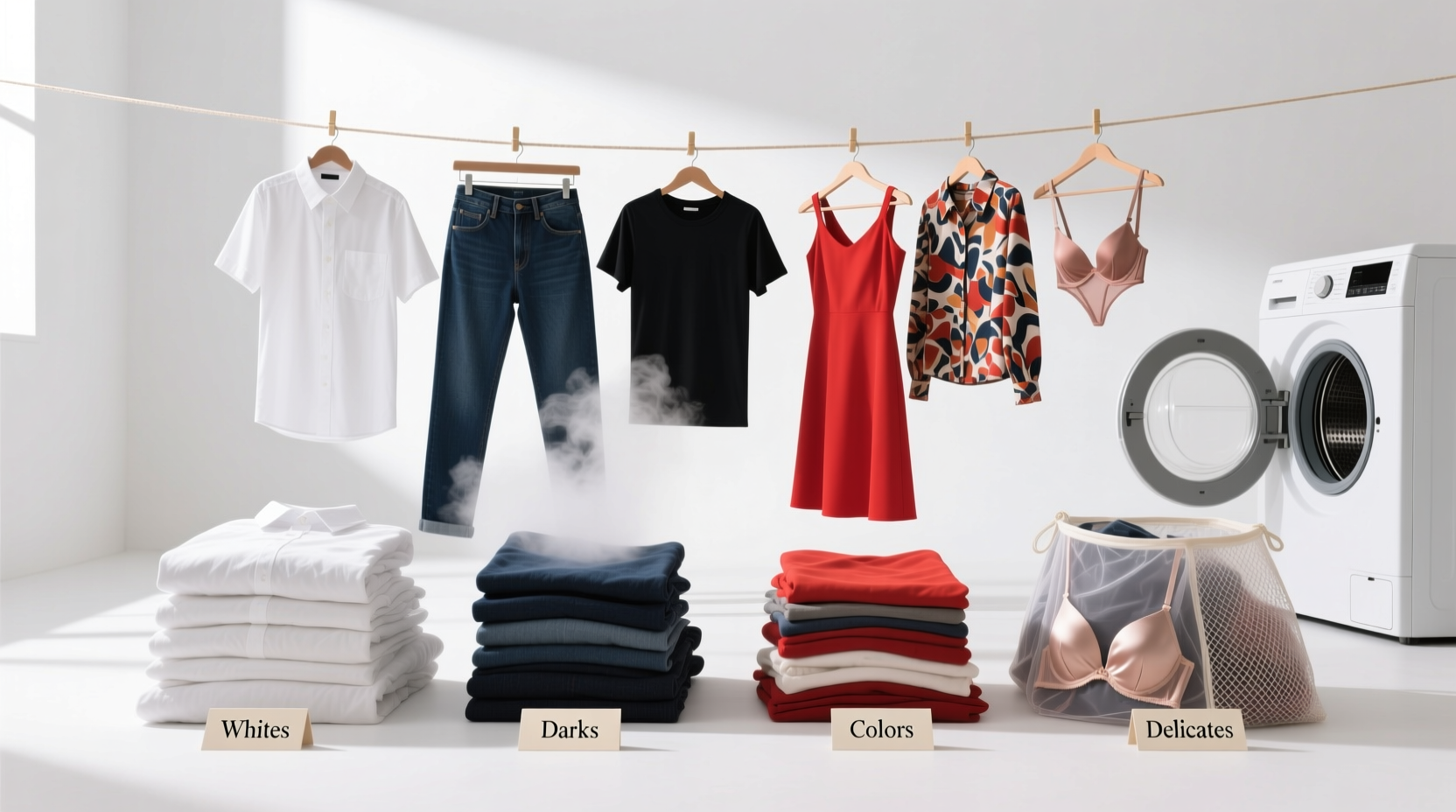 how to sort laundry for best results