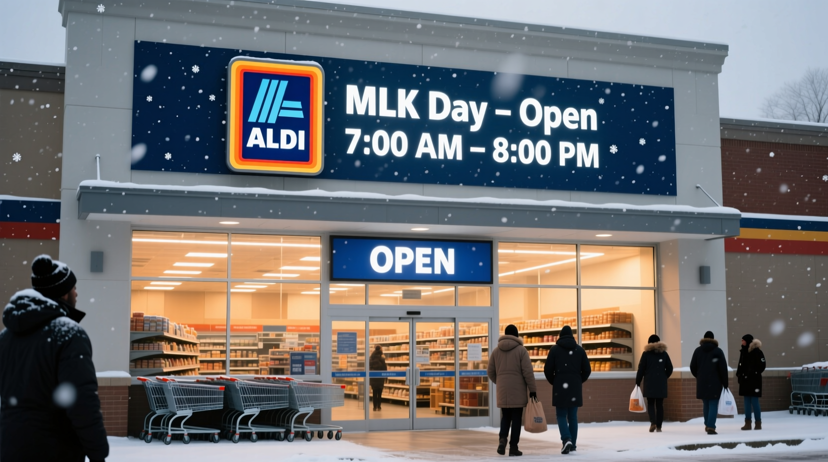 is aldi open on mlk day