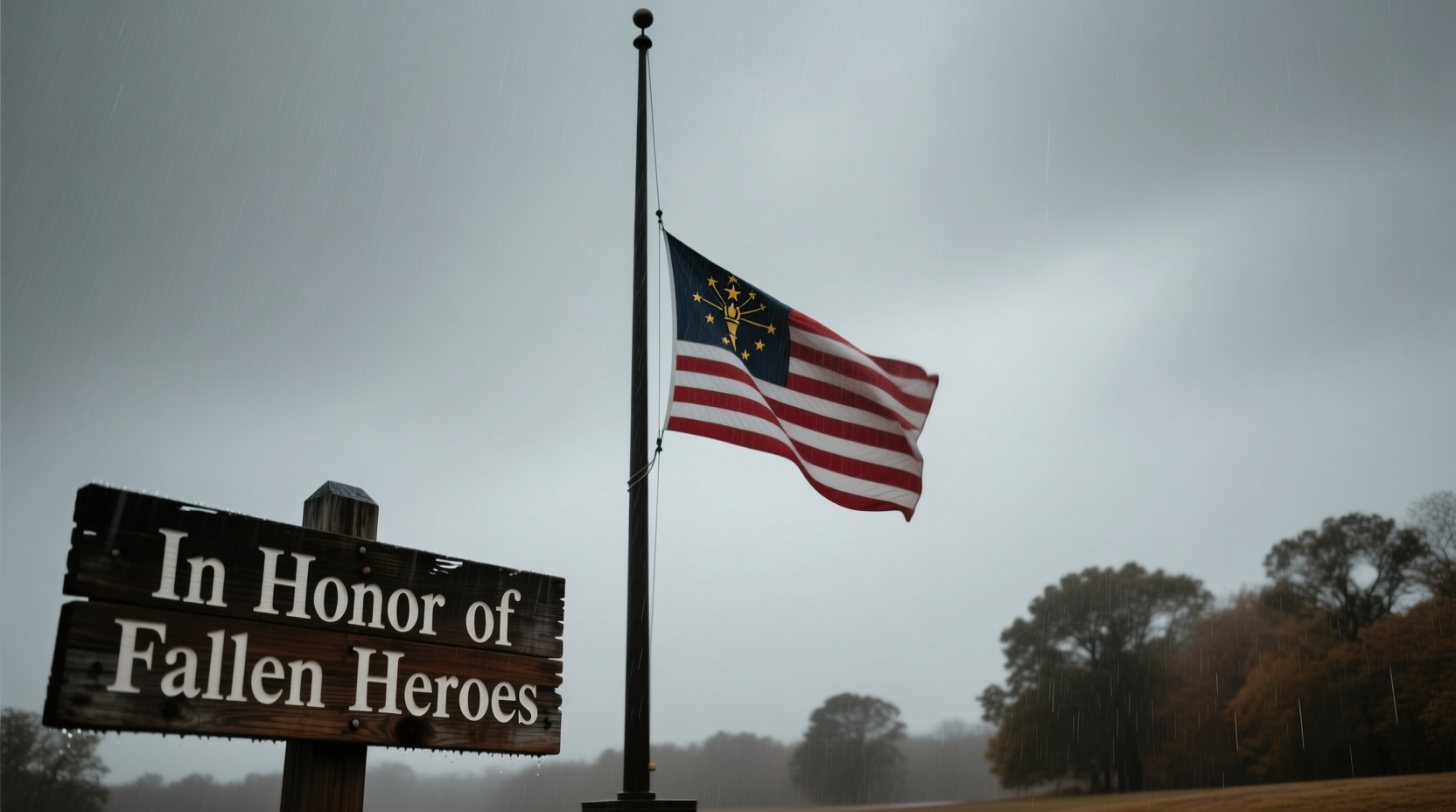 why are indiana flags at half mast understanding the reasons