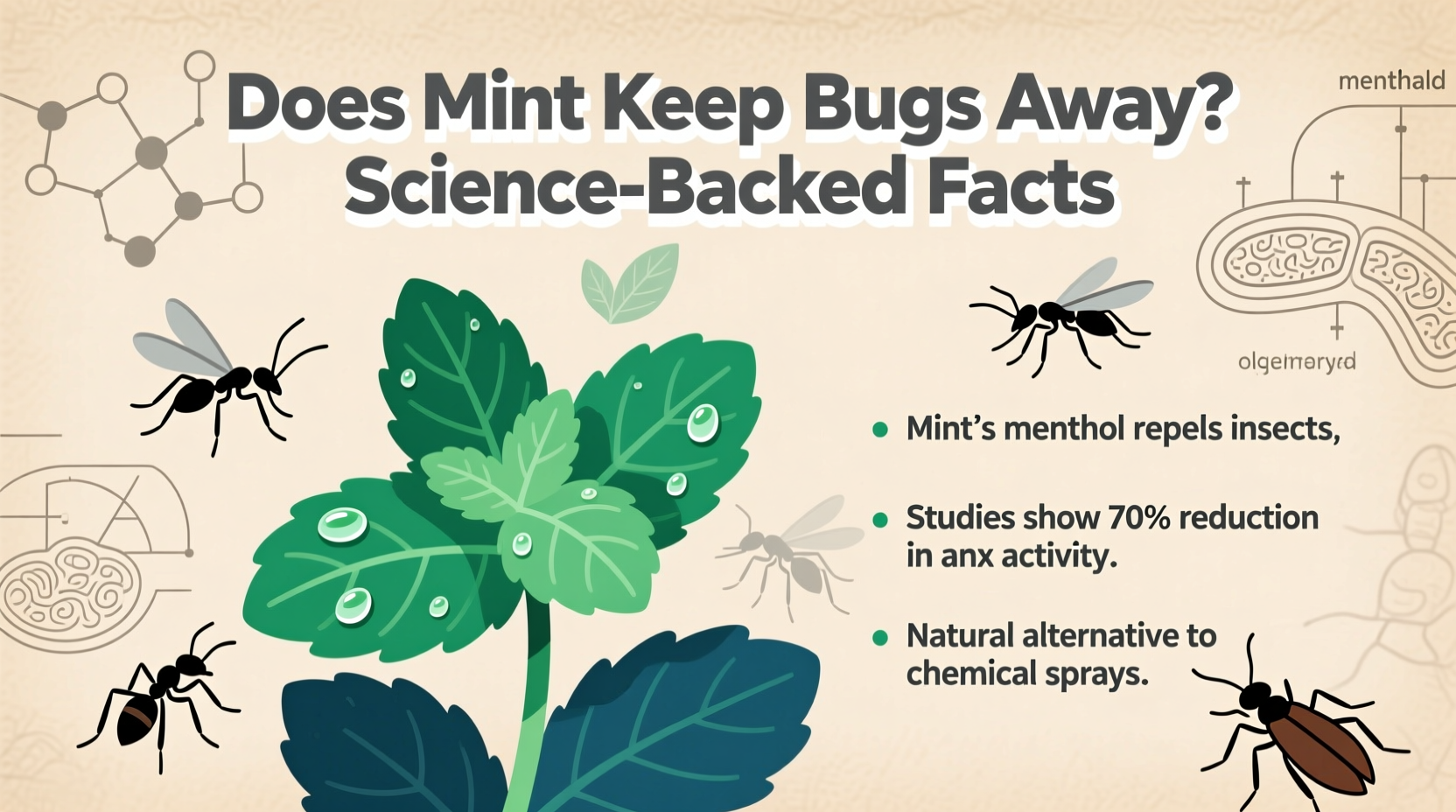 does mint keep bugs away