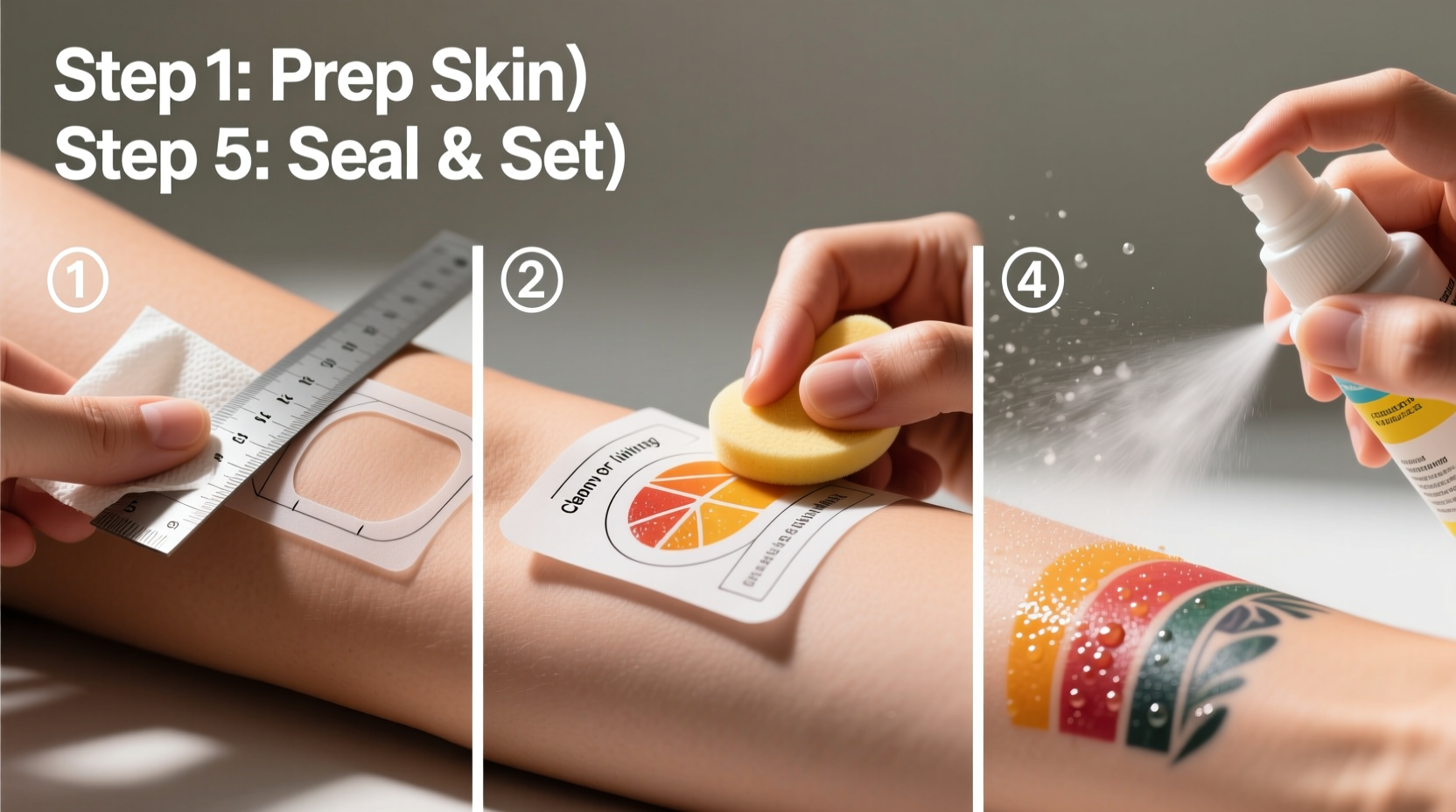 step by step guide to perfectly applying juice temporary tattoos for lasting results