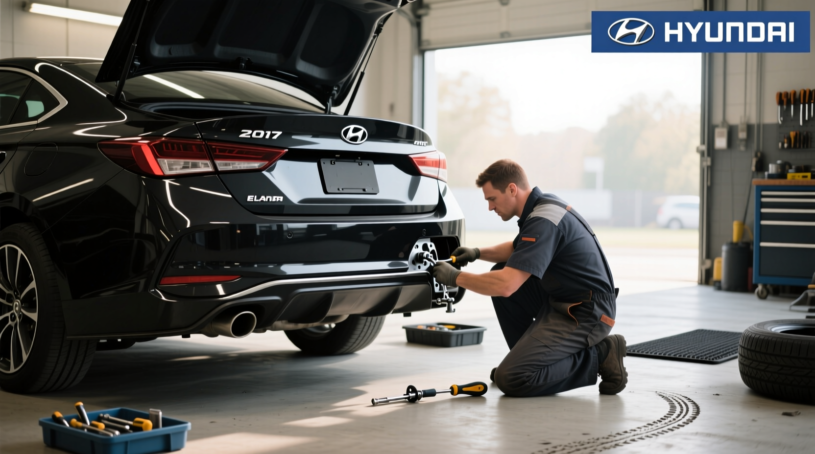 2017 elantra rear bumper replacement guide