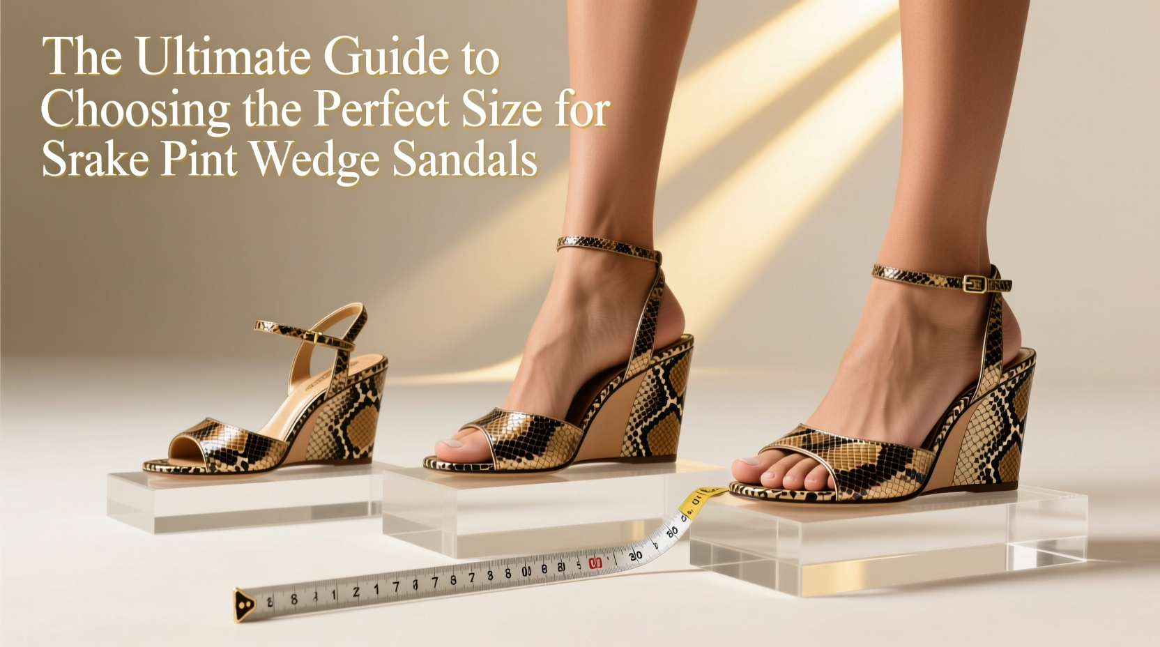 the ultimate guide to choosing the perfect size for snake print wedge sandals
