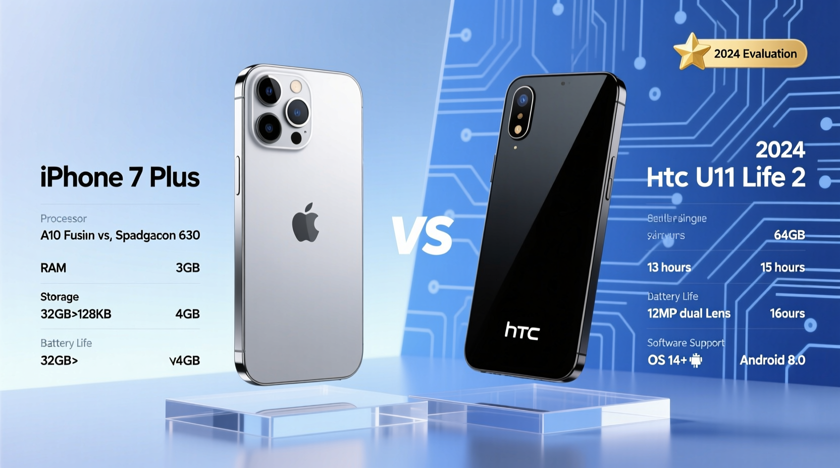 is the iphone 7 plus still worth it in 2024 or should you go for an htc u11 life 2