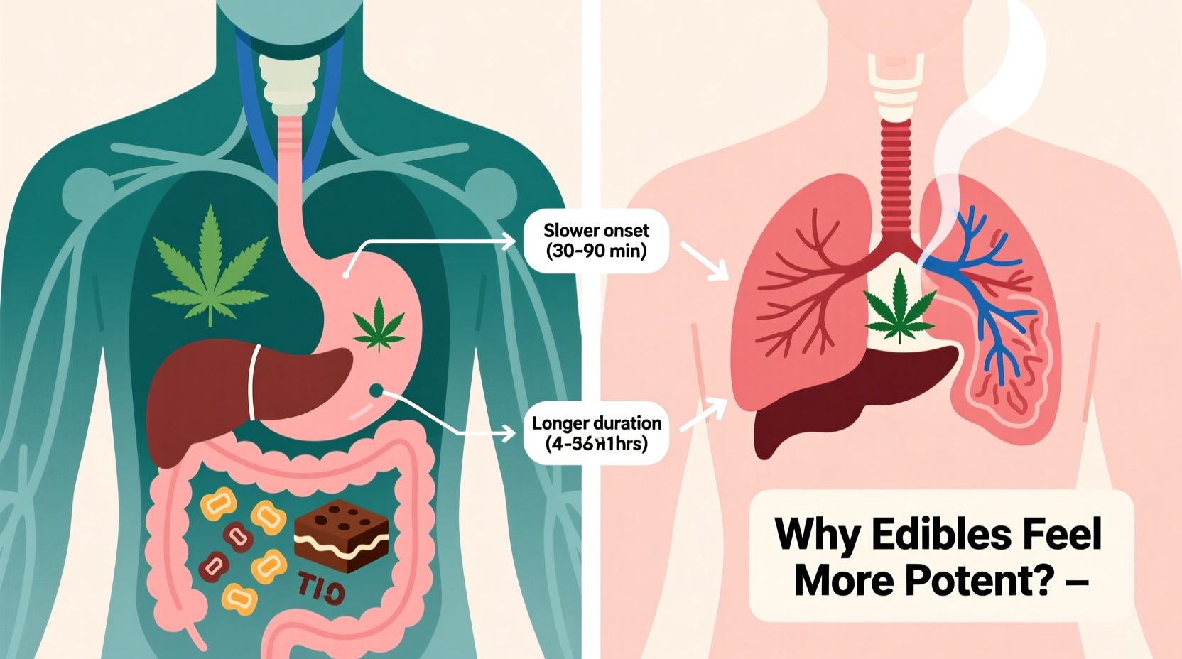 edibles vs smoking why edibles feel more potent