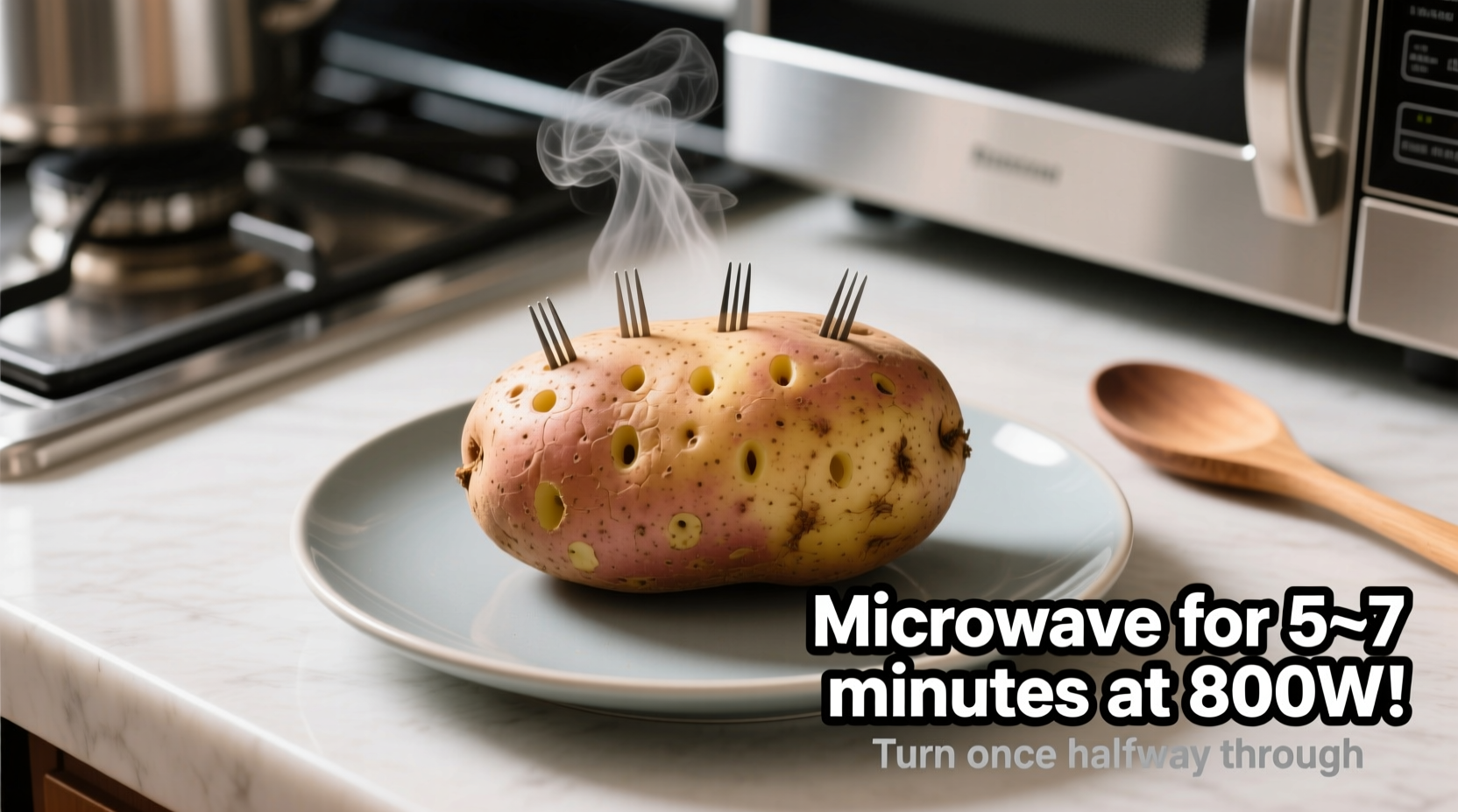 how to microwave a potato