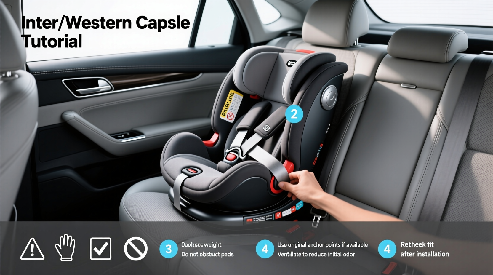 britax capsule in car