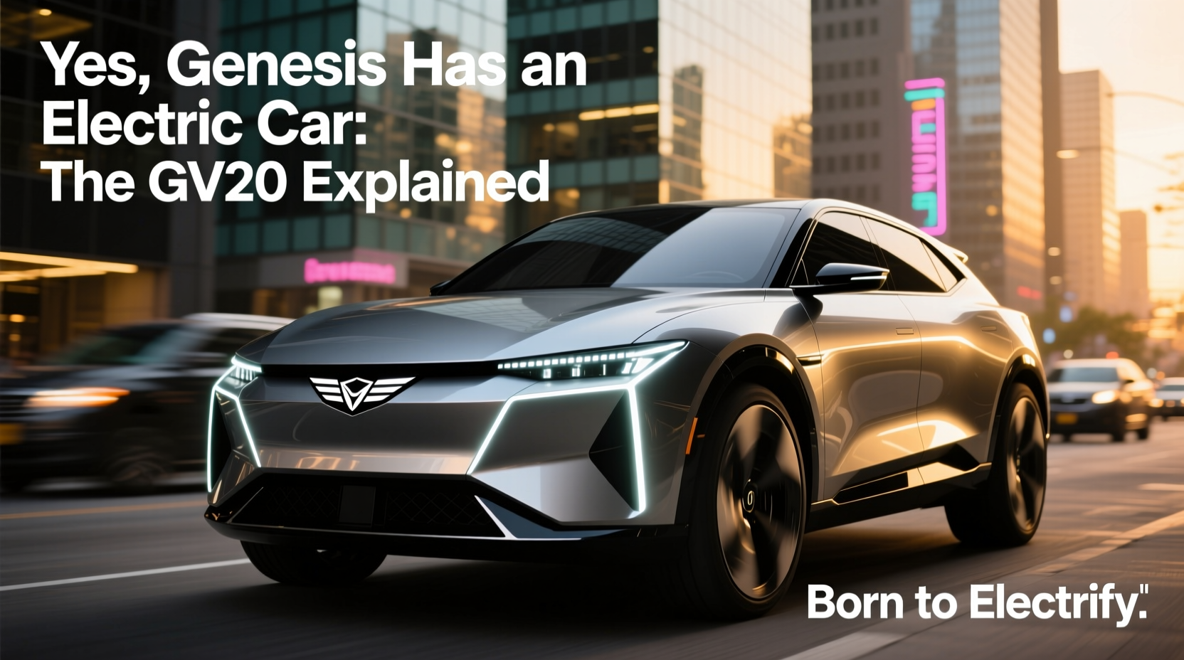 does genesis have an electric car
