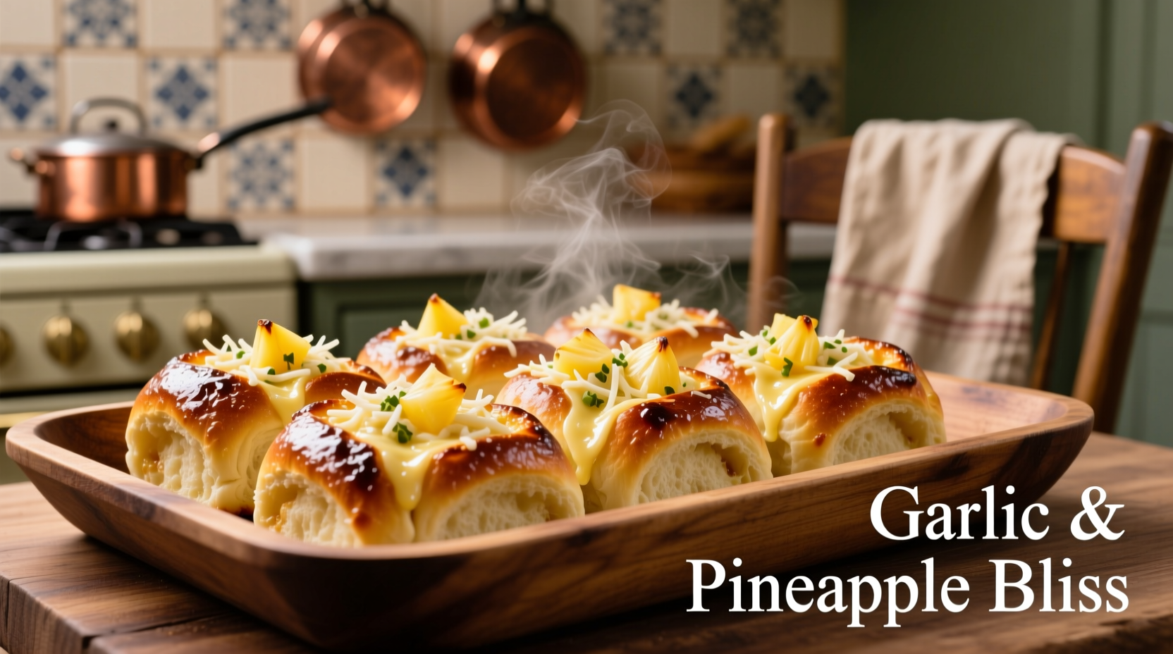 hawaiian rolls garlic bread