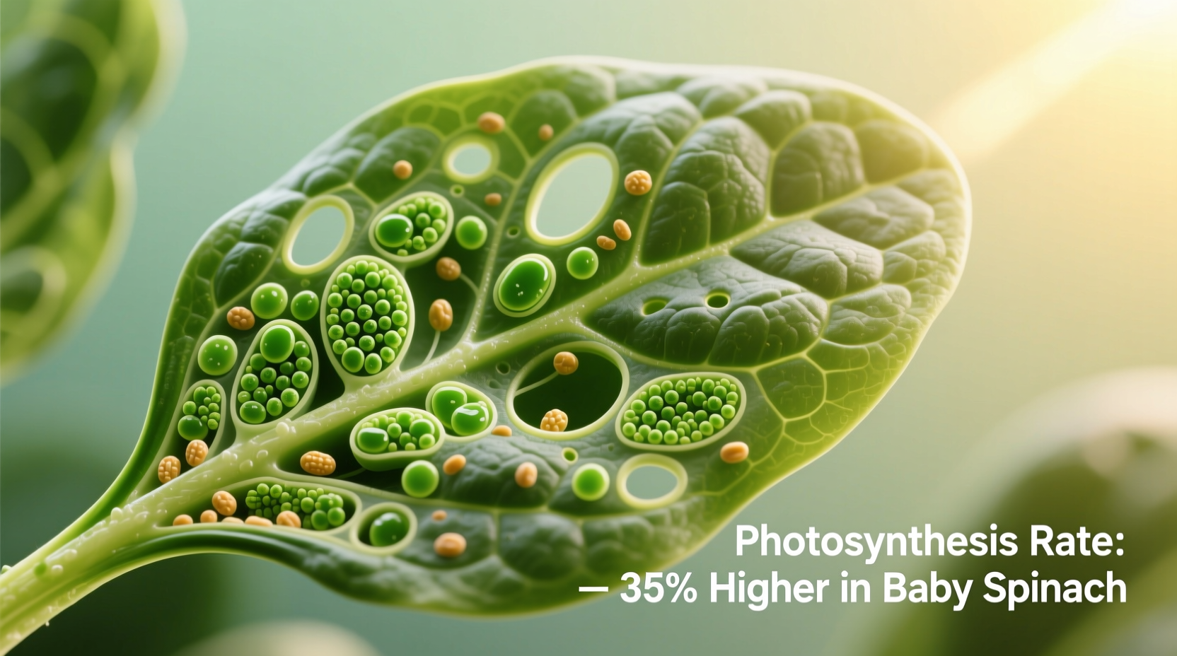 Why Baby Spinach Photosynthesizes Faster: Scientific Explanation