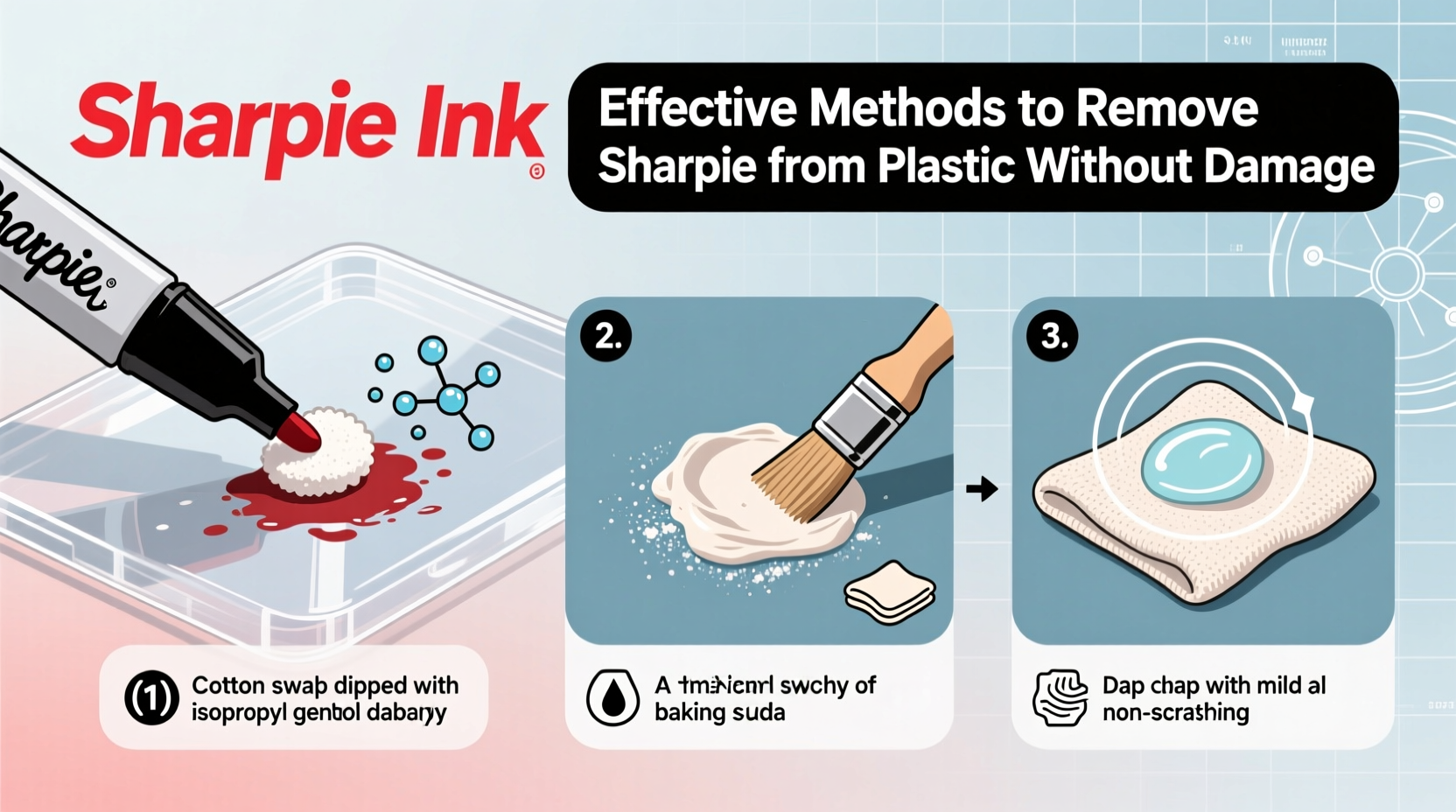 effective methods to remove sharpie from plastic without damaging it