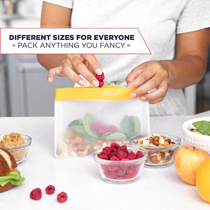 Christmas Reusable PEVA Ziplock Cooler Bags Set for Food or Cosmetic
