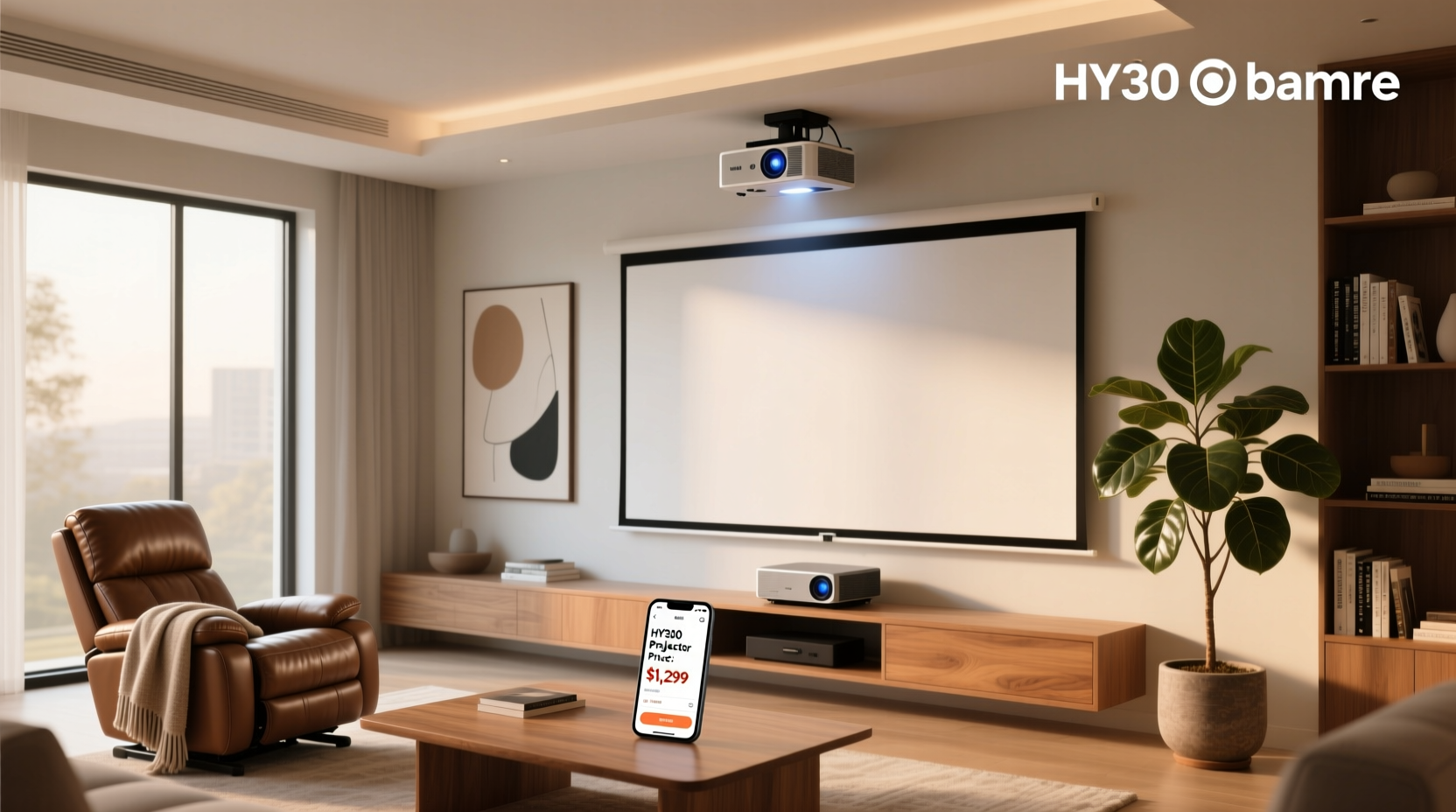 How to Use HY300 Projector App for Remote Control & Screen Mirroring