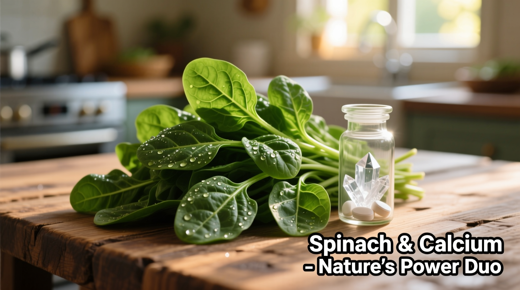 spinach and calcium
