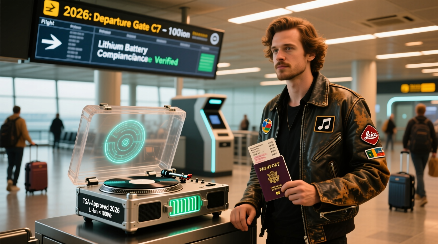Can You Fly With a Portable Phonograph Player in 2026? TSA Rules, Lithium Battery Limits, and Shock-Proof Case Recommendations for Touring Musicians