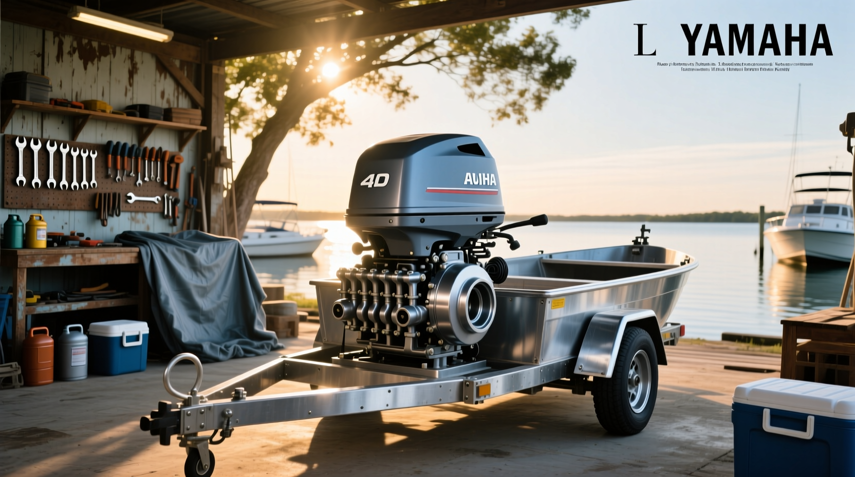 What Is the Weight of a Yamaha 40 HP 2-Stroke 3-Cylinder Outboard?