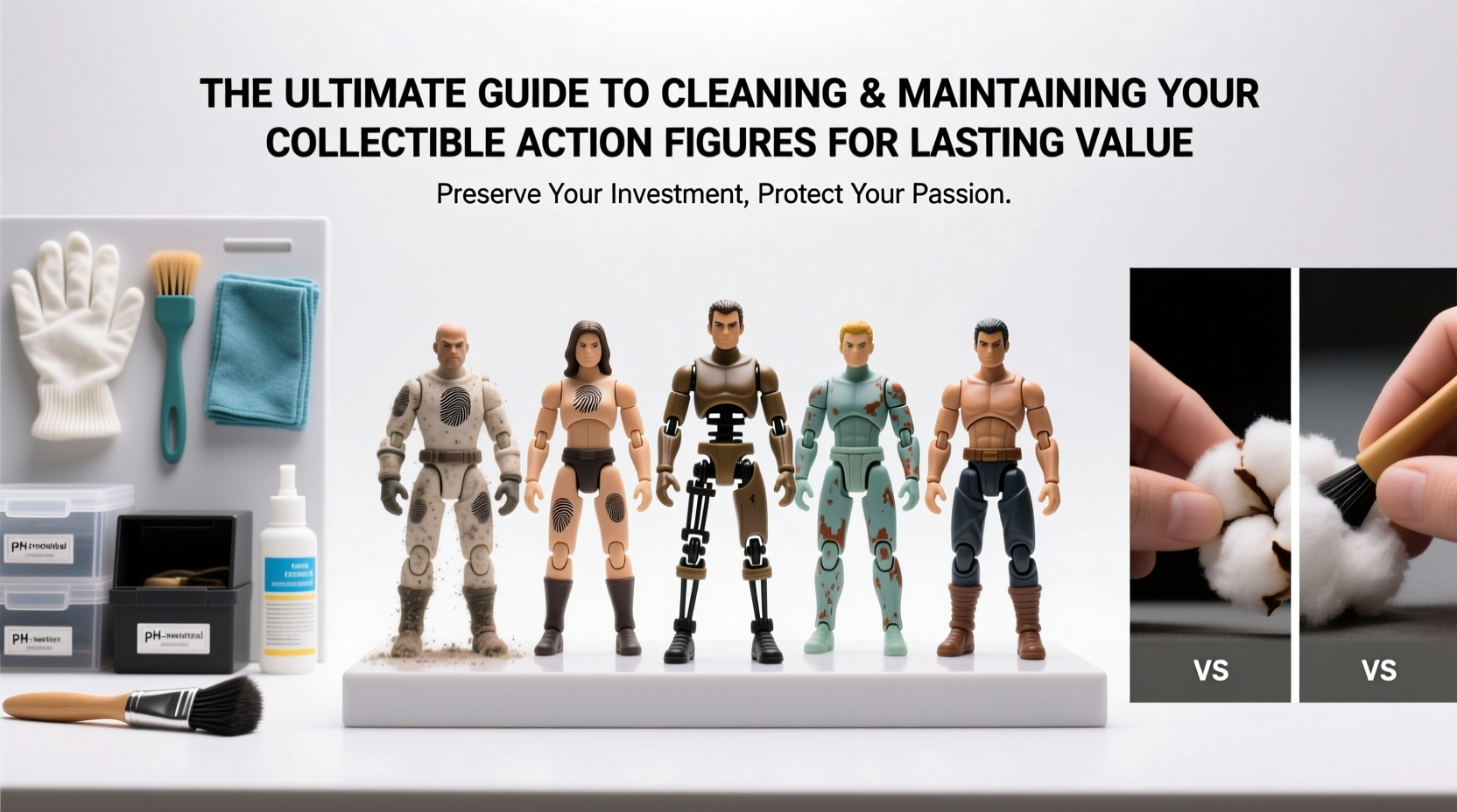 the ultimate guide to cleaning and maintaining your collectible action figures for lasting value
