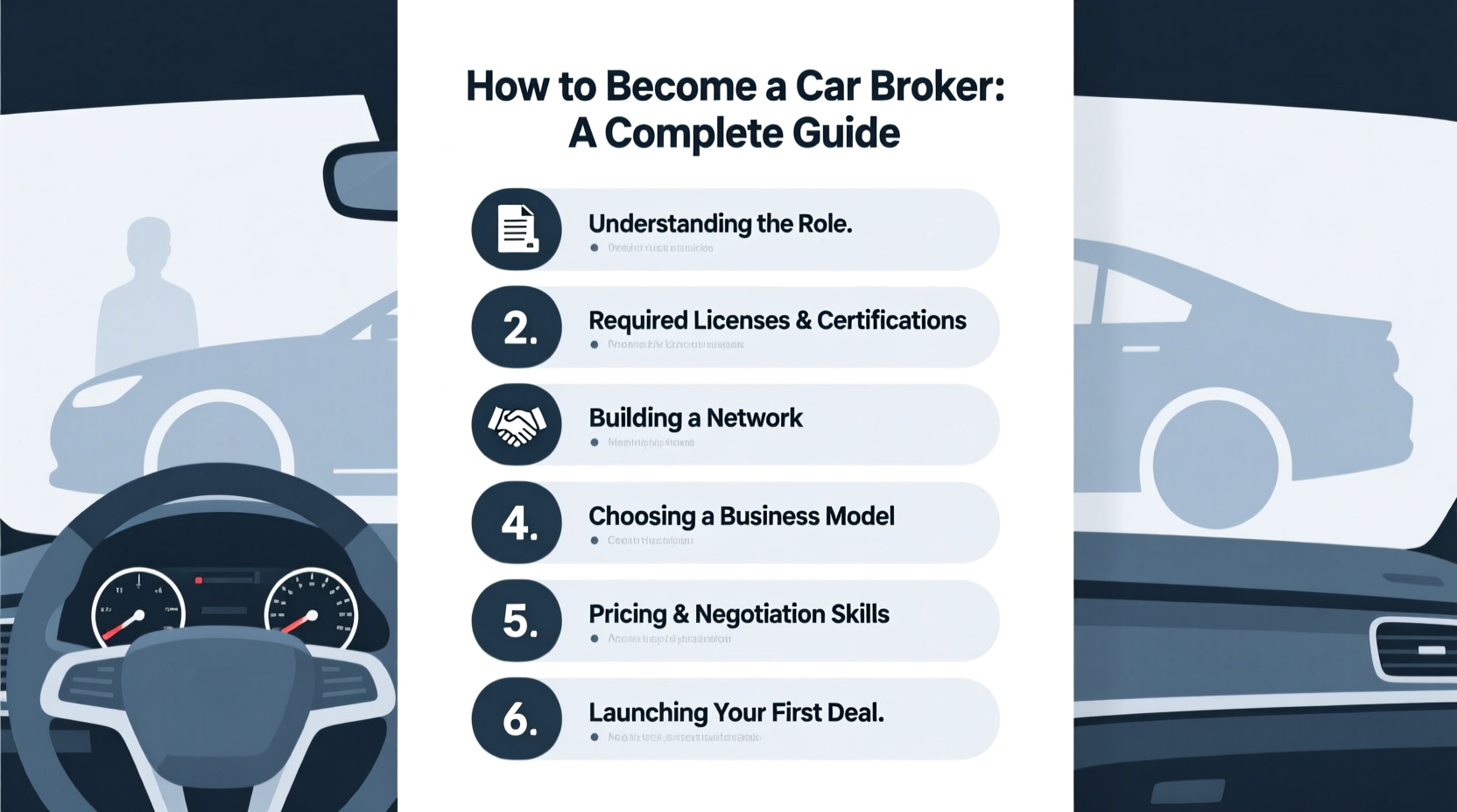 how to become a car broker