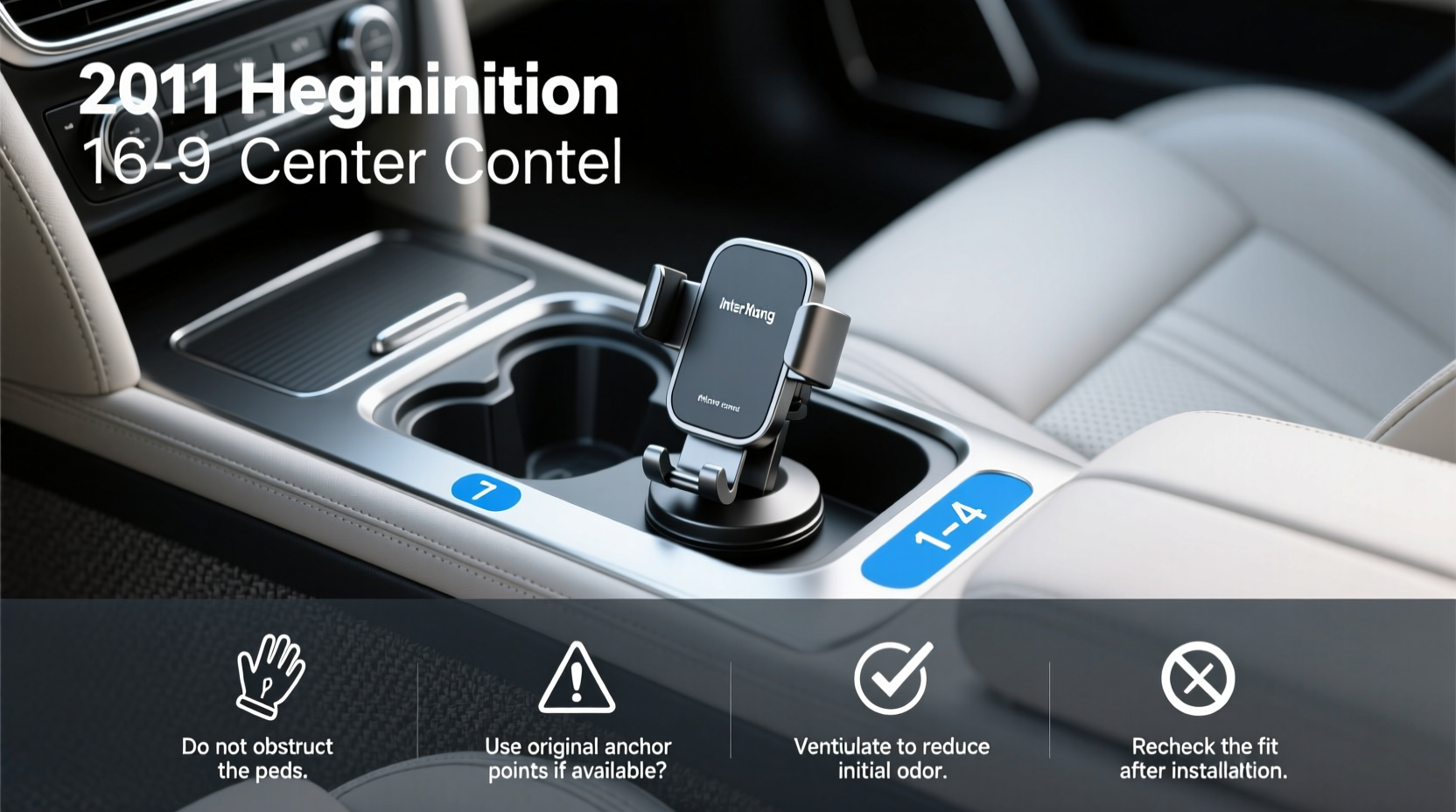 2011 mustang console phone mount