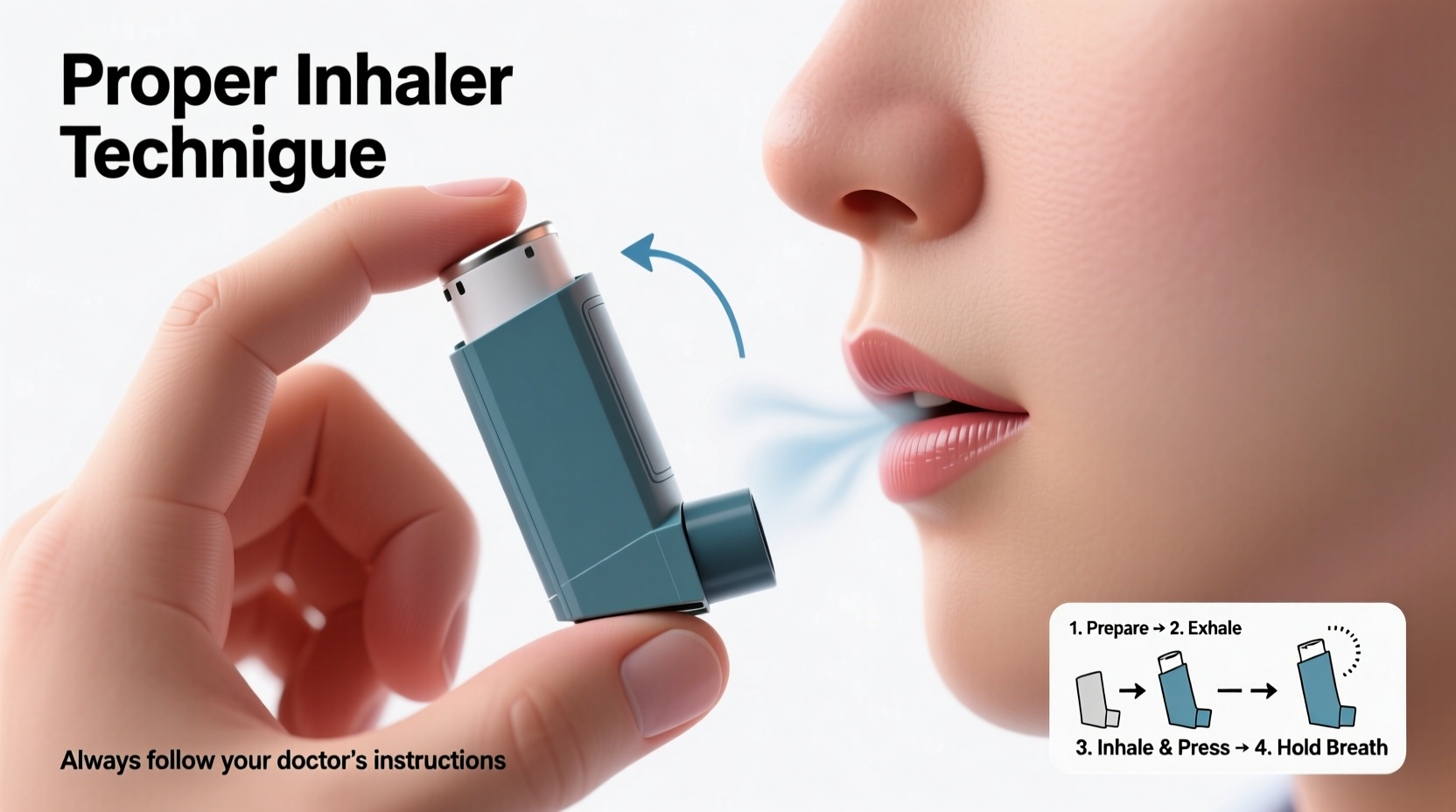 mastering the correct technique a step by step guide on how to properly use a puff inhaler