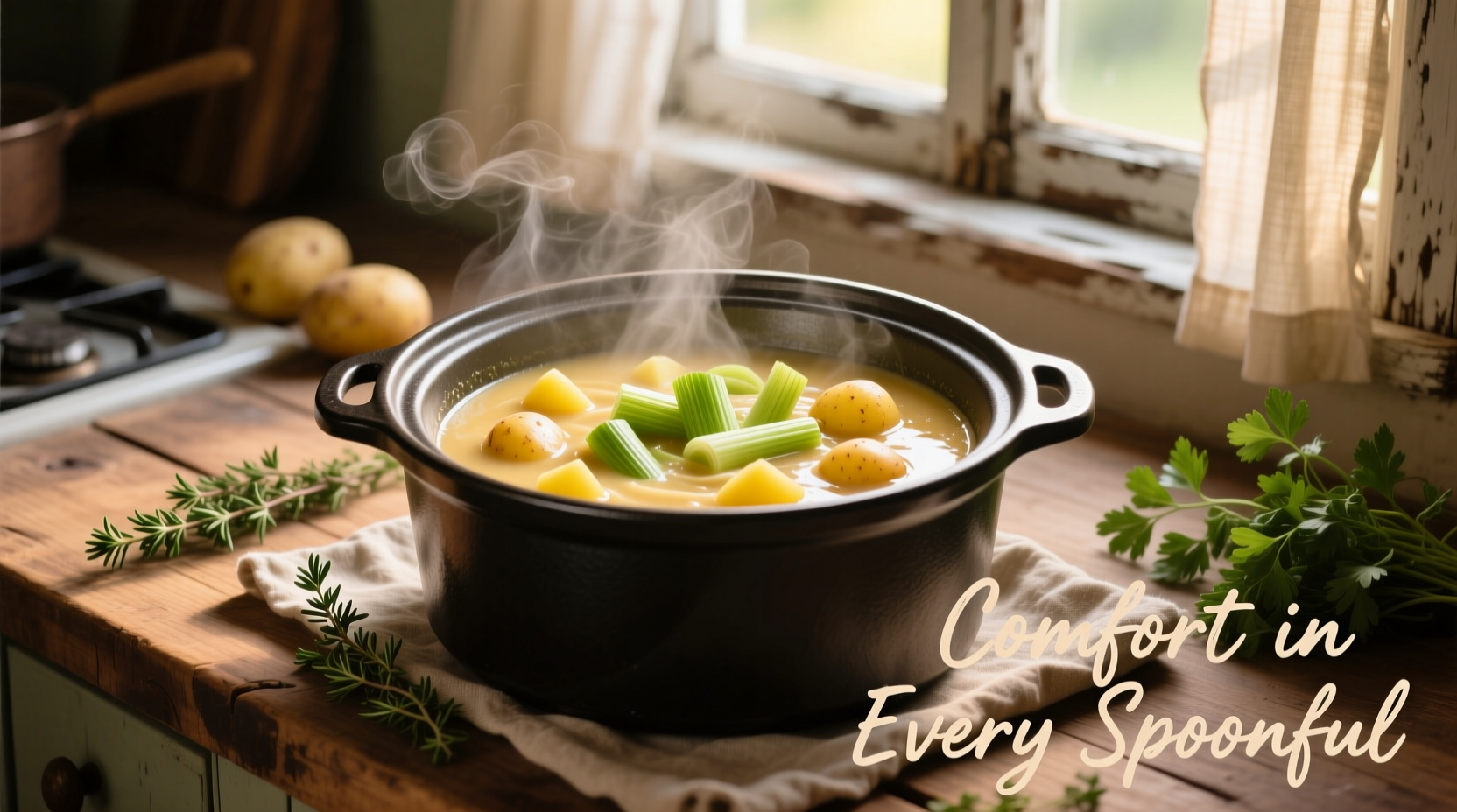 leek potato soup crock pot